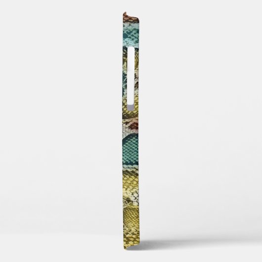 Farbenfrohe Schlangenhaut: nahtloses Design. Case-Mate iPhone Hülle (Rückseite / Links)