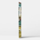 Farbenfrohe Schlangenhaut: nahtloses Design. Case-Mate iPhone Hülle (Rückseite / Links)