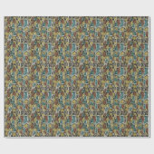 Farbenfrohe Schlangenhaut: nahtloses Design. Geschenkpapier (Flach)