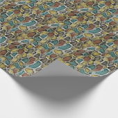 Farbenfrohe Schlangenhaut: nahtloses Design. Geschenkpapier (Ecke)