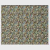 Farbenfrohe Schlangenhaut: nahtloses Design. Geschenkpapier (Flach)