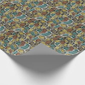 Farbenfrohe Schlangenhaut: nahtloses Design. Geschenkpapier (Ecke)