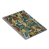 Farbenfrohe Schlangenhaut: nahtloses Design. Notizblock (Rechte Seite)