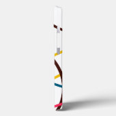 Farbenfrohe, schlichte moderne coole, urbane Trend Case-Mate iPhone Hülle (Rückseite / Links)