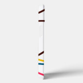 Farbenfrohe, schlichte moderne coole, urbane Trend Case-Mate iPhone Hülle (Rückseite / Rechts)