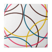 Farbenfrohe, schlichte moderne coole, urbane Trend Fliese (Vorderseite)