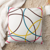 Farbenfrohe, schlichte moderne coole, urbane Trend Kissen (Decke)