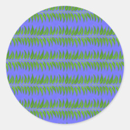 Farbenfrohe Schlichte Muster - Anpassen des eigene Runder Aufkleber