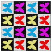 Farbenfrohe Schmetterling Stoff (Muster)