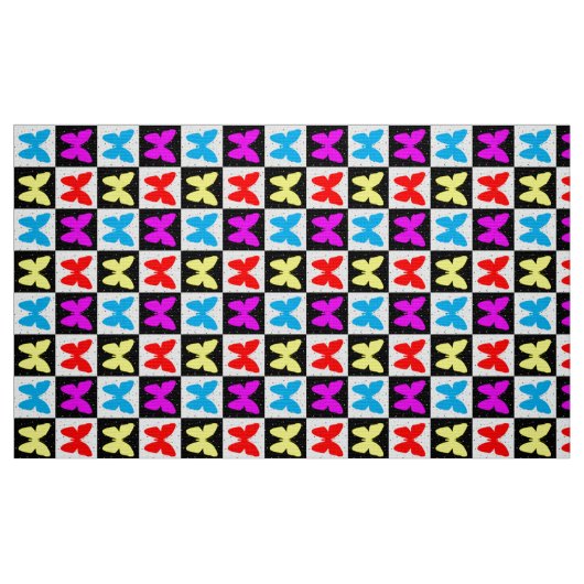 Farbenfrohe Schmetterling Stoff (Fat Quarter (45,7 x 55,9 cm))