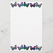 Farbenfrohe Schmetterlinge Briefpapier (Vorderseite)