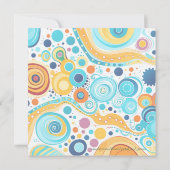 Farbenfrohe Schmetterlinge | Brunch für die Mama Einladung (Rückseite)