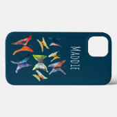 Farbenfrohe Schmetterlinge Case-Mate iPhone c Hülle (Rückseite (Horizontal))