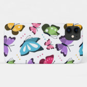 Farbenfrohe Schmetterlinge Case-Mate iPhone Hülle (Rückseite (Horizontal))