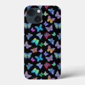 farbenfrohe Schmetterlinge Case-Mate iPhone Hülle (Rückseite)