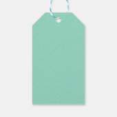 Farbenfrohe Schmetterlinge drucken Geschenkanhänger (Rückseite)