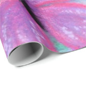 Farbenfrohe Schmetterlinge fliegen - Freude Geschenkpapier (Rolleneckpunkt)