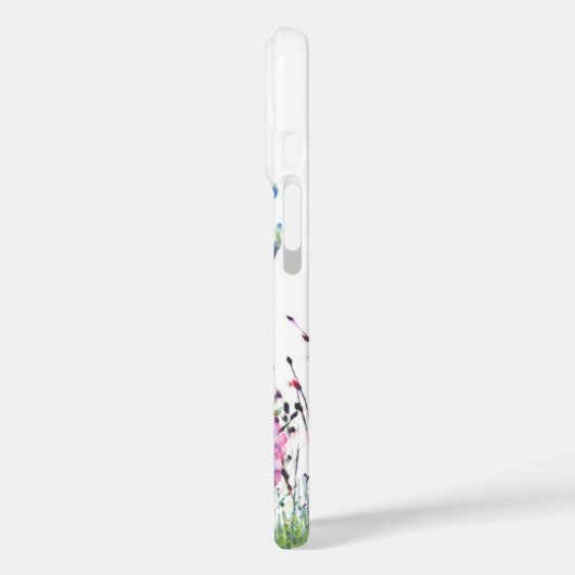 Farbenfrohe Schmetterlinge Flying iPhone Case (Rückseite / Links)