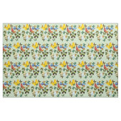 Farbenfrohe Schmetterlinge Grünes Hintergrundmuste Stoff (Yard (91,4 cm))