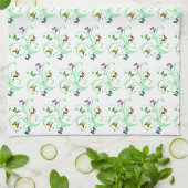 Farbenfrohe Schmetterlinge Handtuch (Gefaltet)
