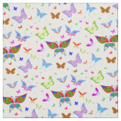 Farbenfrohe Schmetterlinge im Flight Festive Patte Stoff (Muster)