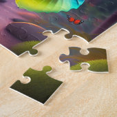 Farbenfrohe Schmetterlinge im Maguc-Wald Puzzle (Seite)