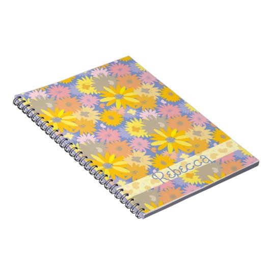 Farbenfrohe Schmetterlinge in den Personalisierten Notizblock (Rechte Seite)