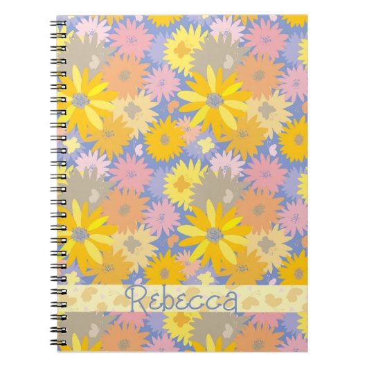 Farbenfrohe Schmetterlinge in den Personalisierten Notizblock (Vorderseite)