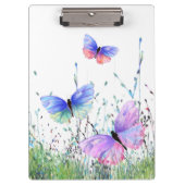 Farbenfrohe Schmetterlinge in der Natur Clipboard Klemmbrett (Vorderseite)