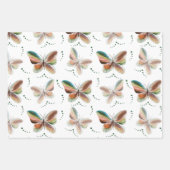 Farbenfrohe Schmetterlinge Jeden Anlaß Geschenkpapier Set (Vorderseite 2)