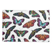 Farbenfrohe Schmetterlinge Kissenbezug (Rückseite)