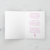 Farbenfrohe Schmetterlinge mit einem Niedlichen Ge Karte (Innenseite)