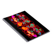 Farbenfrohe Schmetterlinge Notizblock (Rechte Seite)