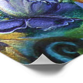 Farbenfrohe Schmetterlinge Poster (Ecke)