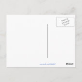 Farbenfrohe Schmetterlinge Postkarte (Rückseite)