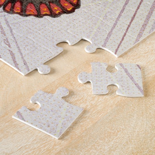 Farbenfrohe Schmetterlinge Puzzle (Seite)
