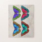 Farbenfrohe Schmetterlinge Puzzle (Vertikal)