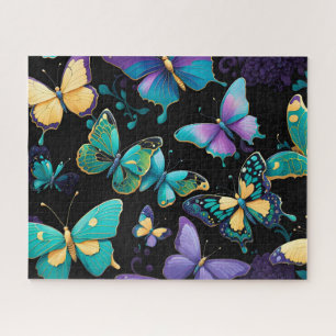 Farbenfrohe Schmetterlinge Puzzle