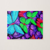 Farbenfrohe Schmetterlinge Puzzle (Horizontal)