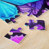 Farbenfrohe Schmetterlinge Puzzle (Seite)