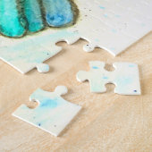 Farbenfrohe Schmetterlinge Puzzle mit Herz (Seite)