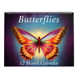 Farbenfrohe Schmetterlinge | Radiant Butterfly Mag Kalender