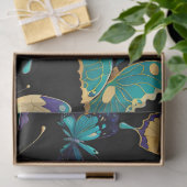 Farbenfrohe Schmetterlinge Seidenpapier (Geschenk)