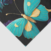 Farbenfrohe Schmetterlinge Seidenpapier (Detail)