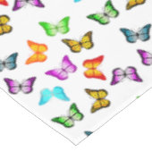 Farbenfrohe Schmetterlinge Tischdecke (Schrägansicht)