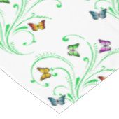 Farbenfrohe Schmetterlinge Tischdecke (Schrägansicht)