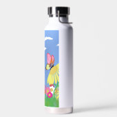 Farbenfrohe Schmetterlinge Trinkflasche (Links)