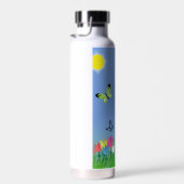 Farbenfrohe Schmetterlinge Trinkflasche (Rechts)