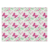 Farbenfrohe Schmetterlinge und Blume Muster Tischdecke (Vorderseite (Horizontal))