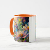 Farbenfrohe Schmetterlinge und Wildblumen bei Sonn Tasse (Vorderseite Links)